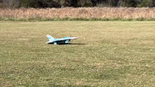 Freewing F-16 V2 90mm Flt 12 Landing! Landing video clip courtesy of Jorge!