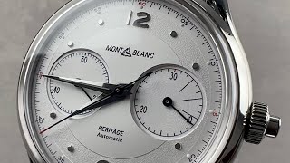 Montblanc Heritage Monopusher Chronograph 119952 Montblanc Watch Review