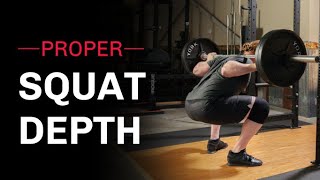 Proper Squat Depth for a Bigger Squat - Maximize Muscle Mass Used