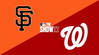 SluggBugg's MLB: San Francisco Giants vs. Washington Nationals (4/24/2022)