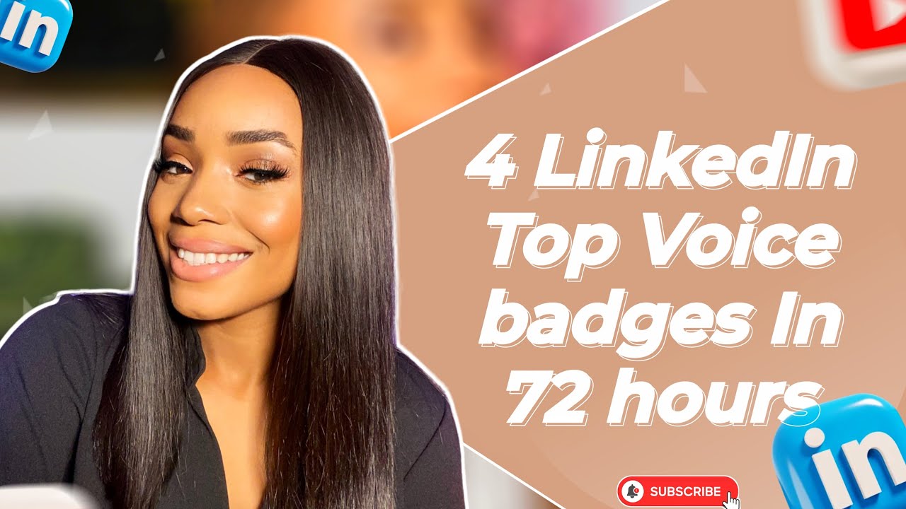 How I Got 4 Linkedin Top Voice Badges In 72 Hours Youtube