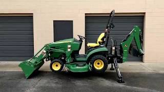 2015 John Deere 1025r Tractor, Loader, Backhoe