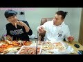 난닝구 대게 킹크랩 독도꽃새우가 이렇게 싸다고 초호화 먹방 eating show mukbang