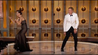 Will Ferrell & Kristen Wiig Present Male Actor – Motion Picture Musical/Comedy I 81st Golden Globes