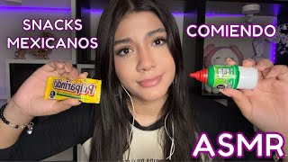 ASMR PROBANDO SNACKS MEXICANOS / Me ENCHILÉ MUCHO / SONIDOS DE B 4 B1T4 relajantes