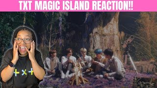 TXT Magic Island Reaction!! What is going on?!