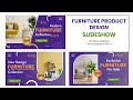 Furniture Product Design Slideshow After Effects Templates | Design Video Animation | No Copyright