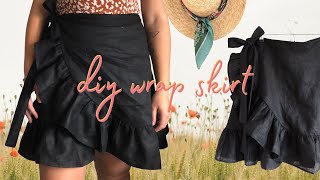 Linen Wrap Skirt Tutorial ~ DIY Pattern