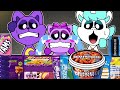 Convenience Store Purple Blue CATNAP CRAFTYCORN(+Baby) Family Mukbang2 POPPY PLAYTIME Animation ASMR