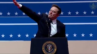 Polémica por el gesto de Elon Musk en la investidura de Trump: ¿Hace un saludo nazi?