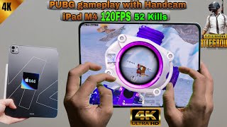 iPad M4 120FPS😍52kills🔥 rush gameplay with handcam#tablet #ipad #ipadm4 #fyp #gyroscope #pubg #bgmi