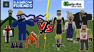 Rainbow Friends VS Keplerians Horror (Evil Nun, Ice Scream, Mr.Meat)