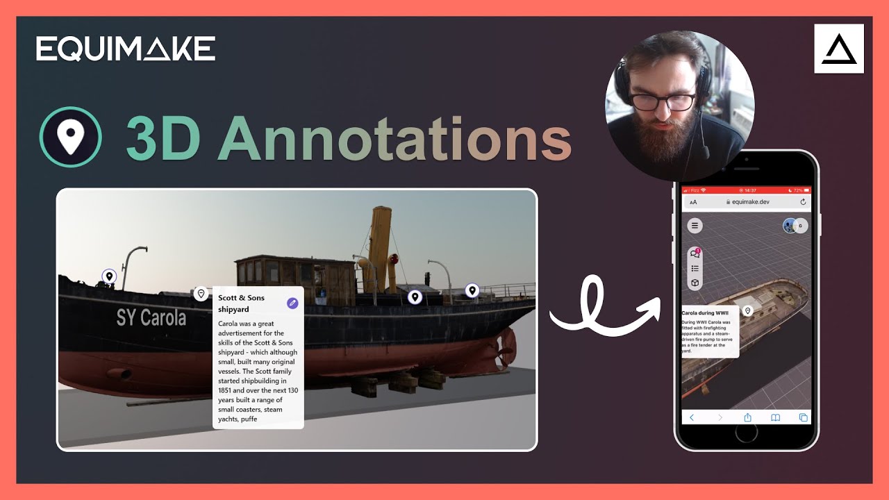 How To Create 3d Annotations Equimake Youtube