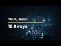 One Dimensional 1D Arrays in Visual Basic