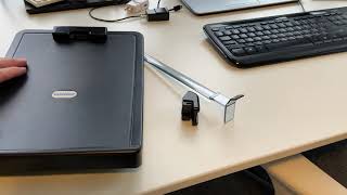Document holder assembly two ways