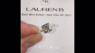 1.70 ct Cushion Cut Diamond Engagement Ring