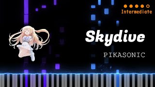 PIKASONIC - Skydive | Piano Tutorial + Sheet Music