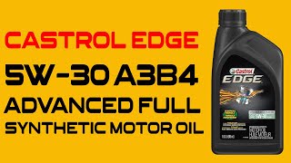 Castrol 06037 Edge Advanced Full Synthetic Motor Oil