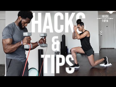 10 HACKS and TIPS for home training: for all fitness levels!