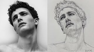 Perfecting Portrait Drawings with Loomis method| Step-by-Step Tutorial for Beginners