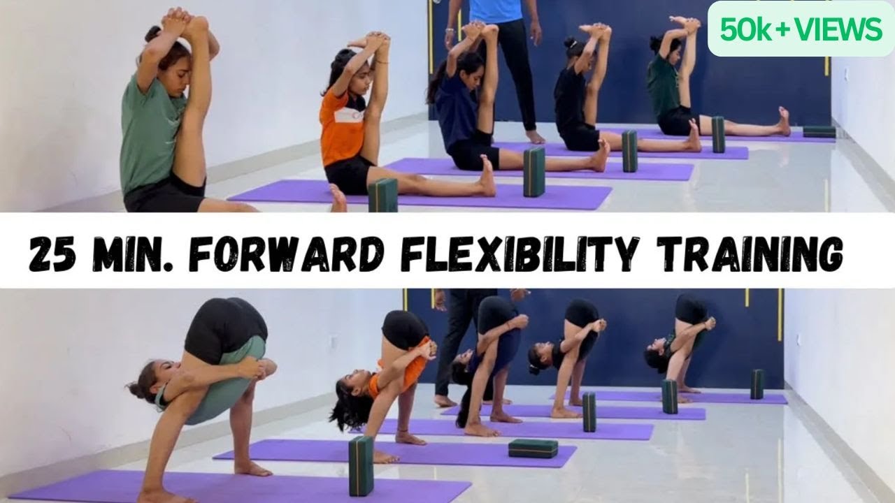 Forward Flexibility Training Forward And Leg Muscles Exercises