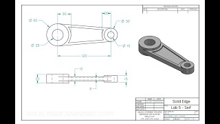 Learning Solid Edge: (Lab 5)