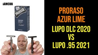 RazoRock Lupo DLC  2020 vs Lupo .95 2021, 400, Proraso Azur Lime, Irish Countryside