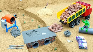 DIY concrete bridge construction project using mini concrete machine | @MiniCreative1  | keepvilla