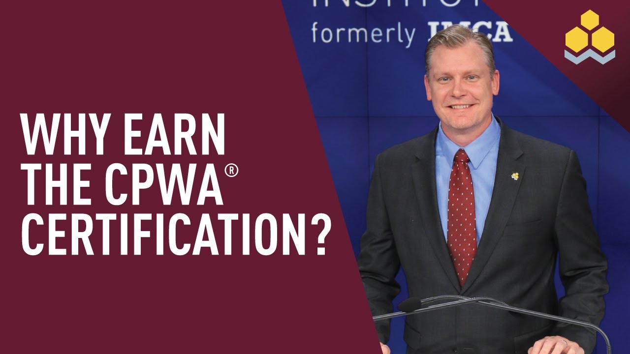 Investments & Wealth Institute's - Why Earn A CPWA? - YouTube