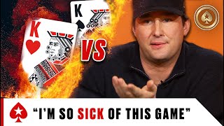 Phil Hellmuth REALLY HATES Pocket Kings ♠️ Best of The Big Game ♠️ PokerStars