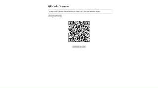 QR Code Generator Using Node.js & React | Full-Stack Project