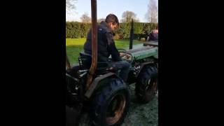 Ferrari 75 alpine tractor demonstration