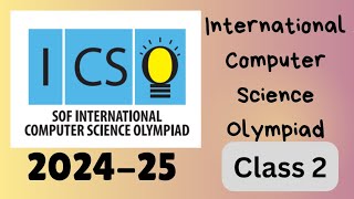 #FavFive | SOF International Computer Science Olympiad Class 2  2024-25 | #class2 | #icso model ques