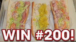 DELICIOUS HOAGIE SUB SANDWICH CHALLENGE!!