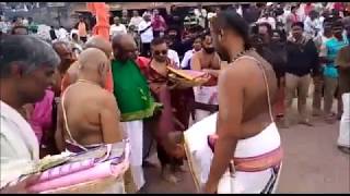 Respect Sri Vyasaraja mutt swamy at Tirumala Tirupati