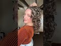 trying @bradmondo butterfly cut on wavy curly hair diyhaircut curlycut curlyhair wavyhair