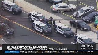 Massachusetts State Police Trooper Shoots Man With Knife In Malden
