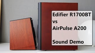 Edifier R1700BT vs AirPulse A200 (Model One)  ||  Sound Demo