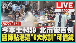 【連3日破400 今本土+439     醫師點港這「6大教訓」可借鏡LIVE】