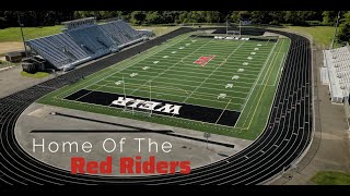 Drone Shots Of Weir High in Weirton WV.