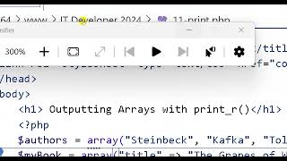 18-How to using PHP print_r() Function | Array | PHP Developer