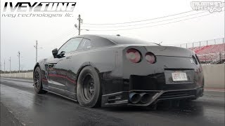 RUTHLESS GT-R LAUNCHES! IveyTune Alpha16 R35 Going 8.0 179mph