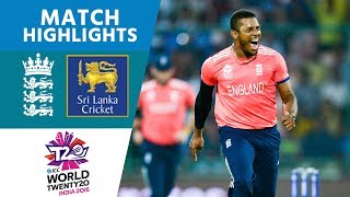 Classy Buttler 66* Sets Up England Win | ICC #Men's WT20 2016 - Sri Lanka vs England - Highlights