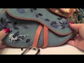 asmr dior saddle bag collection ~ whisper fabric scratching tapping zippers