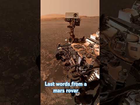 Mars Rover Last Words Youtube