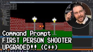 Upgraded! First Person Shooter at Command Prompt (C++)