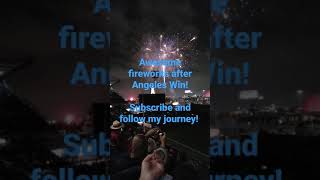 Awesome fireworks at Angel Stadium for Angel's baseball July 3, 2021 #shorts