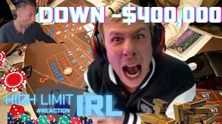 (NEW) Xposed Down $400,000 Playing High Limit Baccarat At The Red Rock Casino #reaction