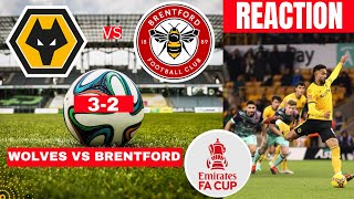 Wolves vs Brentford 3-2 Live Stream FA Cup Football Match Score Commentary Highlights 2024 Vivo FC