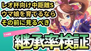 【レオ杯チャレンジャー必見】中距離S因子の付く確率を徹底検証！今すべき因子厳選とは【ウマ娘　チャンピオンズミーティング】